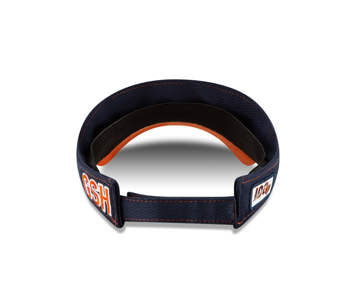 Chicago Bears On Field 1920 Established "B" Logo Road Adjustable Visor