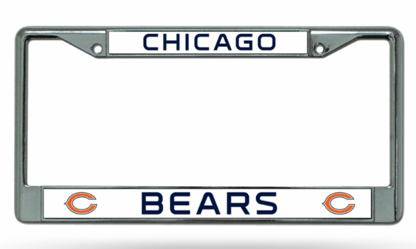 Chicago Bears Chrome License Plate Frame