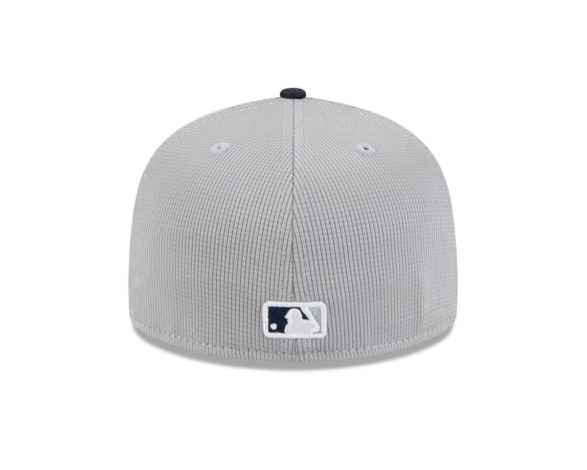 New York Yankees New Era Road Gray 2025 Spring Training 59FIFTY Fitted Hat