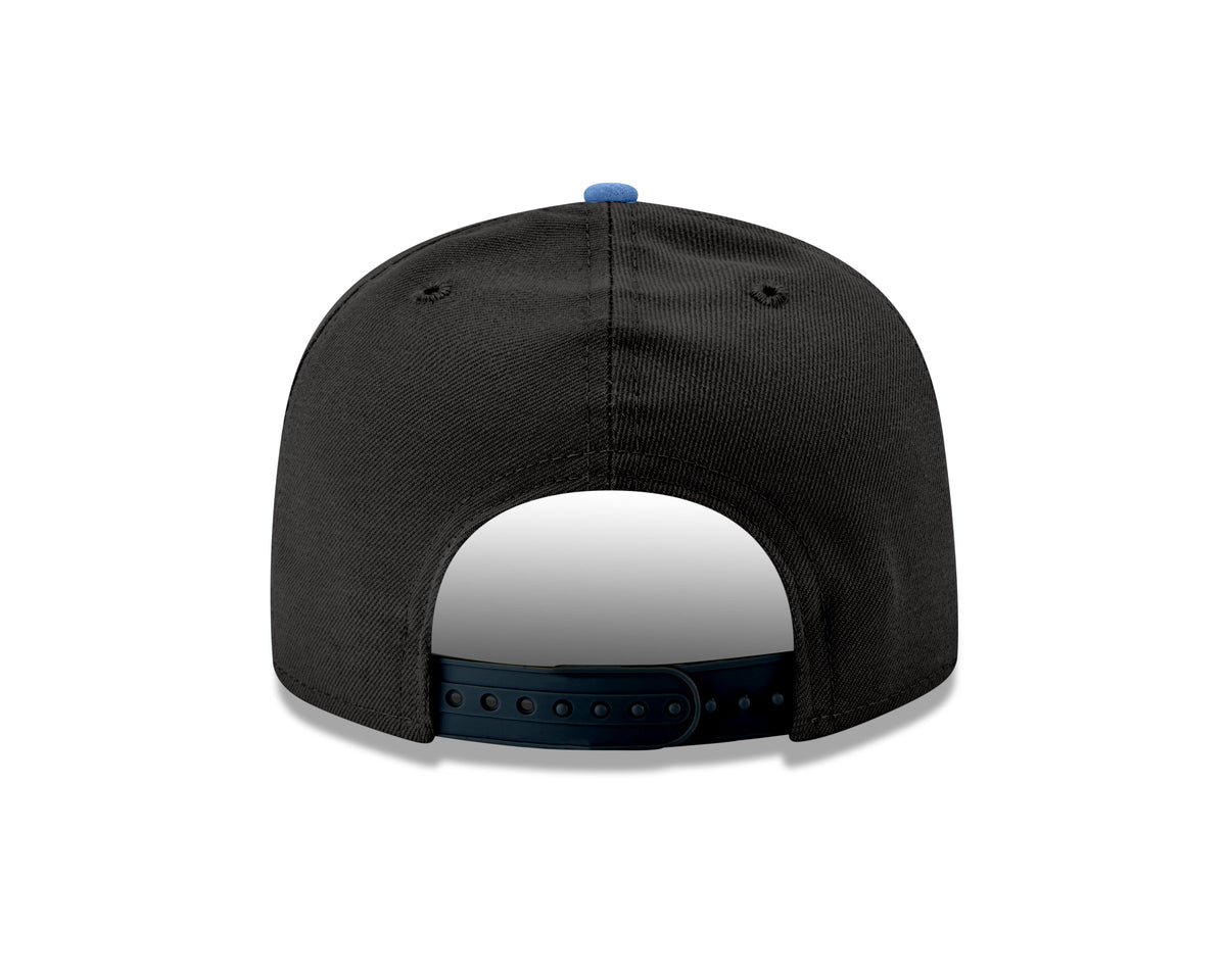 Chicago Cubs New Era Black/Sky Blue Spring Training Bear Low Profile 9FIFTY Snapback Adjustable Hat
