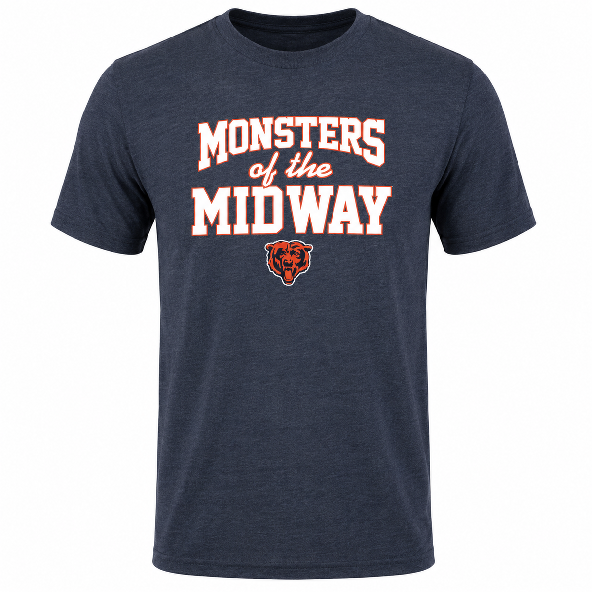 Men's Chicago Bears Fall Navy "Monsters of the Midway" Regional Club Tee