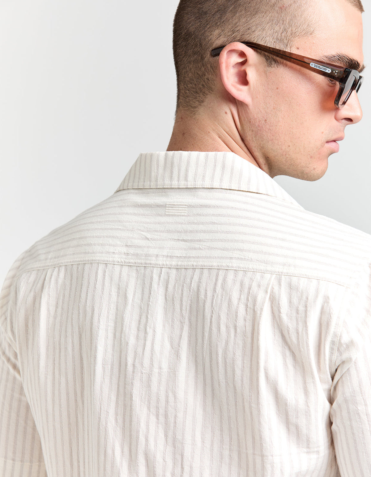Ridge Shirt - Cream/Beige