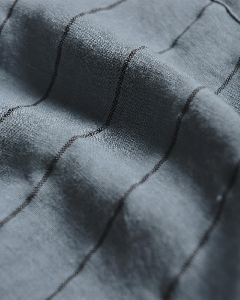 Linen Stripe Shirt - Blue Multi
