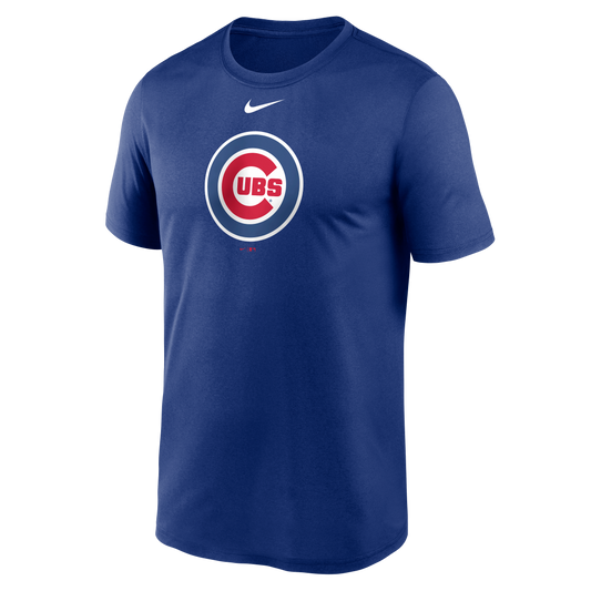 Men's Chicago Cubs Nike Royal Large Logo Dri-Fit T-Shirt