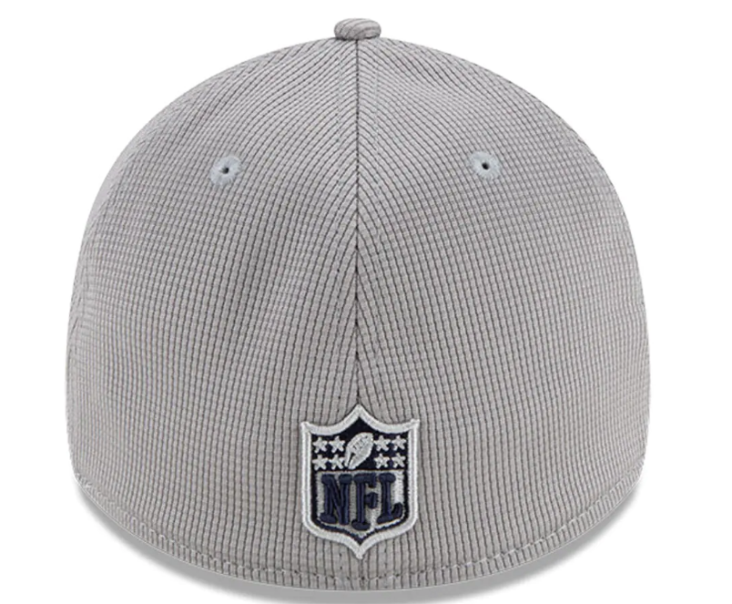 Men's Chicago Bears New Era Gray 2021 NFL Sideline Home 39THIRTY Flex Hat