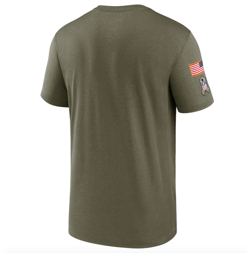 Men's Kansas City Chiefs Nike Olive 2021 Salute To Service Legend Performance T-Shirt