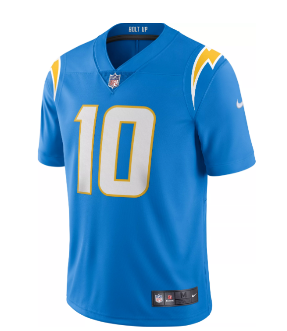 Men's Los Angeles Chargers Justin Herbert Nike Blue Alternate Vapor Limited Jersey