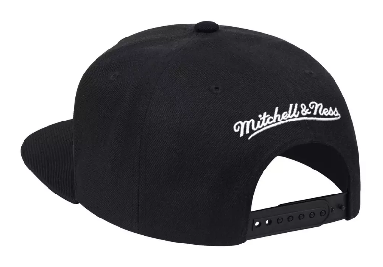 Men's Brooklyn Nets Mitchell & Ness Core Basic Snapback Hat - Black/Gray