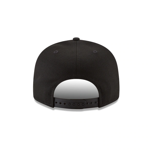 Men's Toronto Raptors New Era Black On Black Color Pack 9FIFTY Snapback Hat