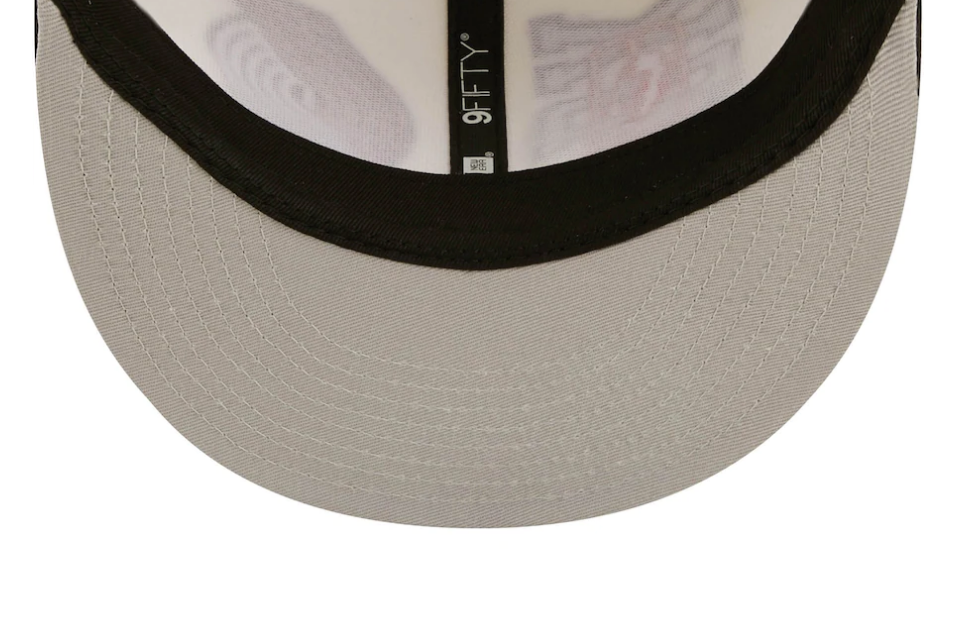 Portland Trail Blazers New Era 2022 NBA Draft 9FIFTY Snapback Adjustable Hat - Cream/Blue
