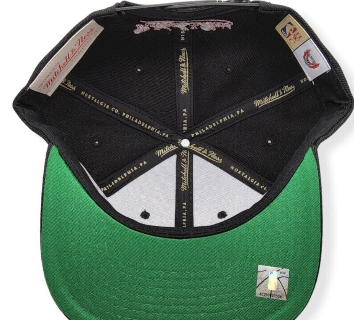 Men's Portland Trail Blazers Core Basic Black Mitchell & Ness Snapback Hat