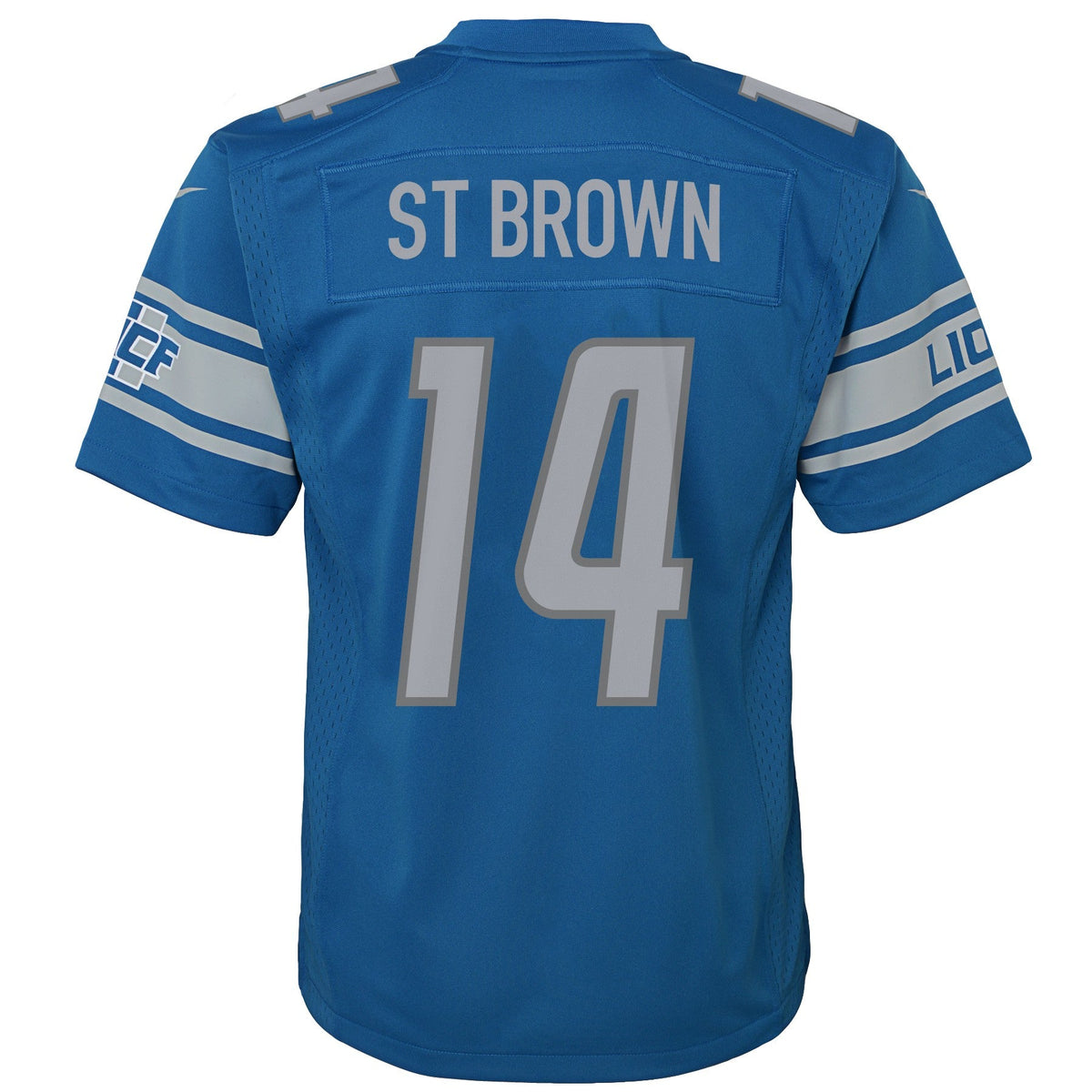 Youth Detroit Lions Amon-Ra St. Brown Nike Blue Game Jersey
