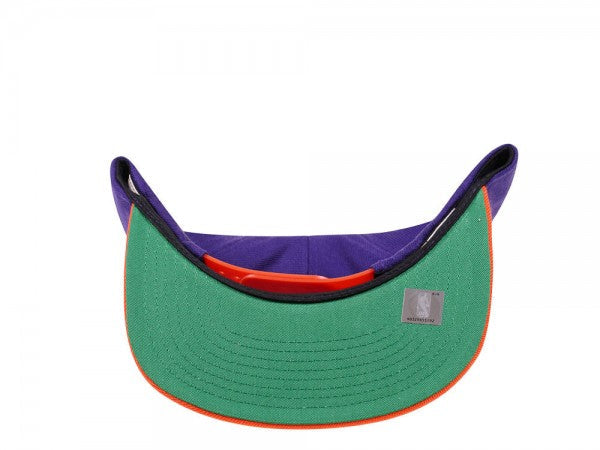 Men's Mitchell & Ness Phoenix Suns Hardwood Classics Core Purple/Orange Adjustable Snapback Hat