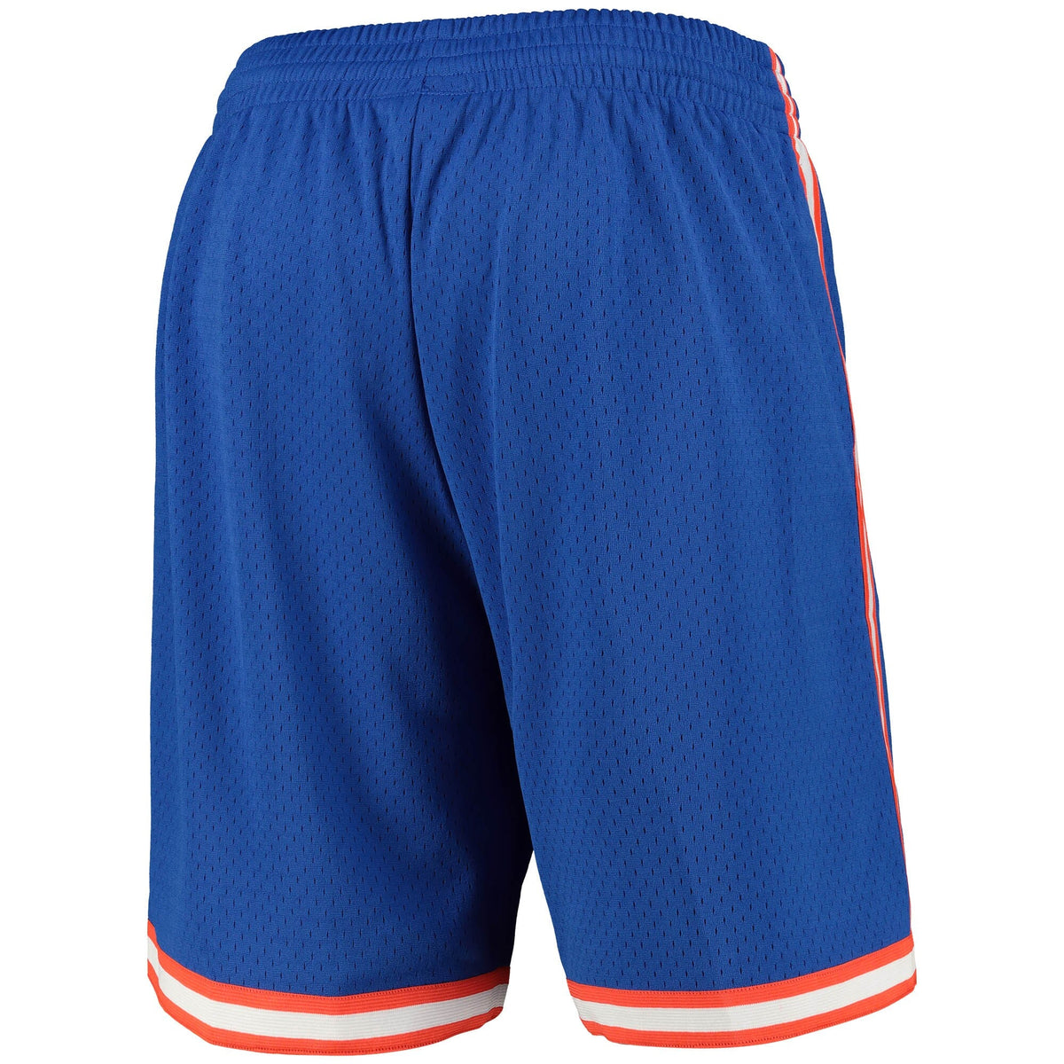 Men's New York Knicks Hardwood Classics Royal Blue 1991/92 Road Swingman Shorts By Mitchell & Ness