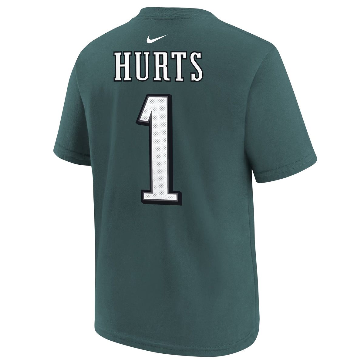 Youth Philadelphia Eagles Jalen Hurts Nike Midnight Green Super Bowl LVII Name & Number T-Shirt