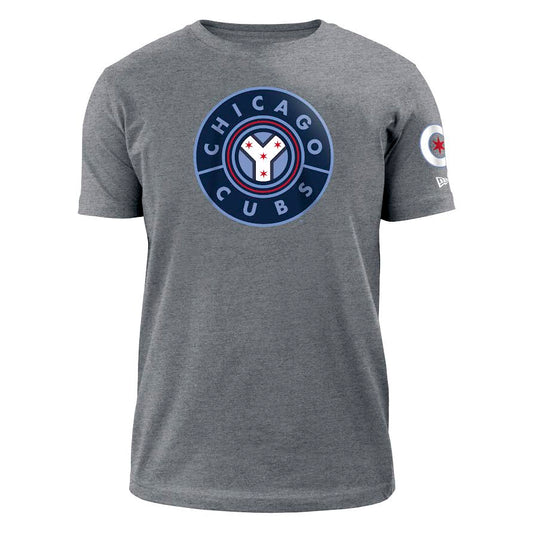 Men's Chicago Cubs City Connect Gray New Era Tee