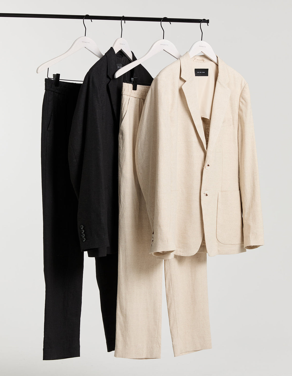 Davis Linen Pant - Black