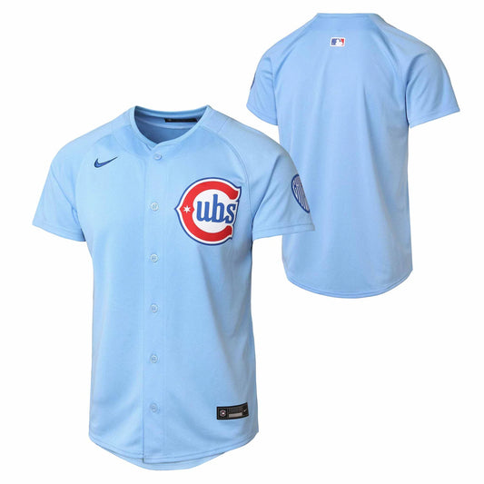 Toddler Chicago Cubs Baby Blue Blues Alternate 2 Nike Limited Replica Jersey