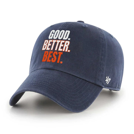 Chicago Bears '47 Navy Good Better Best Clean Up Adjustable Hat