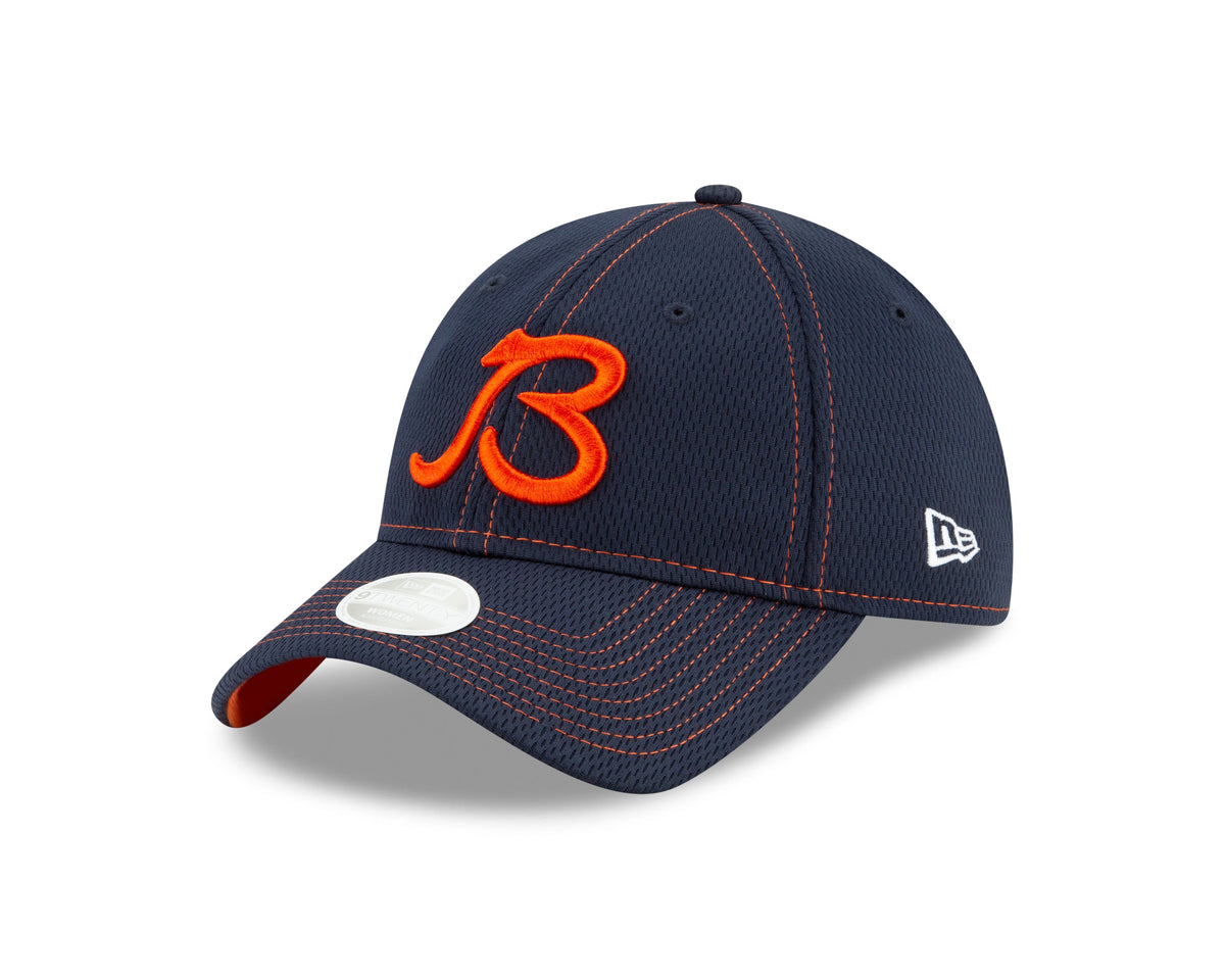 Women's Chicago Bears 2019 Established Collection Sideline Road "B" Logo 9TWENTY Adjustable Flex Hat