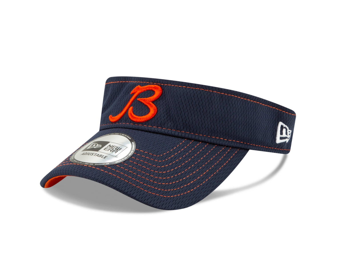 Chicago Bears On Field 1920 Established "B" Logo Road Adjustable Visor