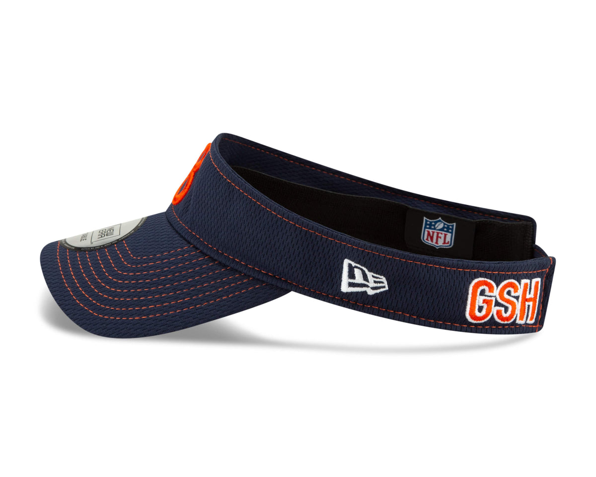 Chicago Bears On Field 1920 Established "B" Logo Road Adjustable Visor