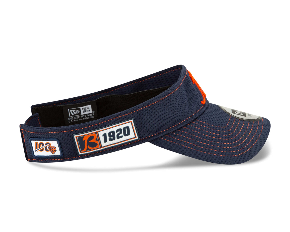 Chicago Bears On Field 1920 Established "B" Logo Road Adjustable Visor