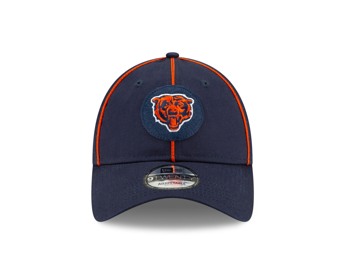 Chicago Bears 2019 Established Collection Sideline 1920 Home Bear Head Logo Navy 9TWENTY Adjustable Hat