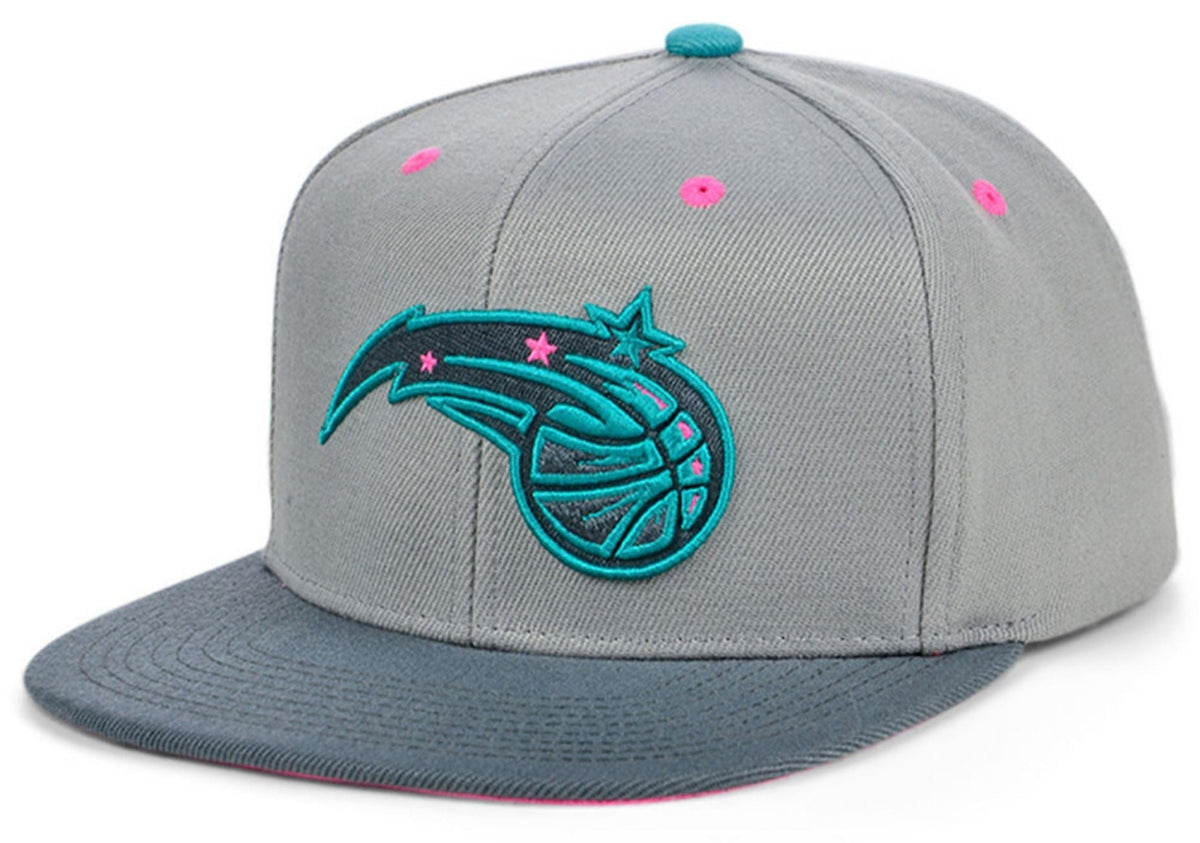 Men's Orlando Magic Mitchell & Ness Gray Wolf Mags Snapback Hat