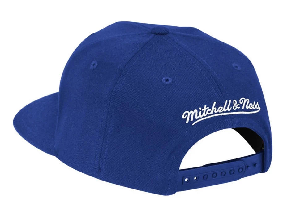 Men's Detroit Pistons Hardwood Classics Mitchell & Ness Script Champ Year Trophy Royal Snapback Hat