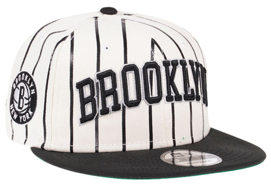 Brooklyn Nets NBA White/Black City Arch New Era 9FIFTY Snapback Hat