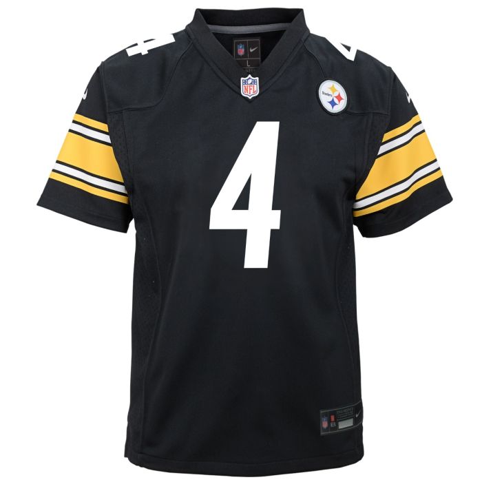 Youth DK Metcalf Pittsburgh Steelers Nike Black Game Replica Jersey