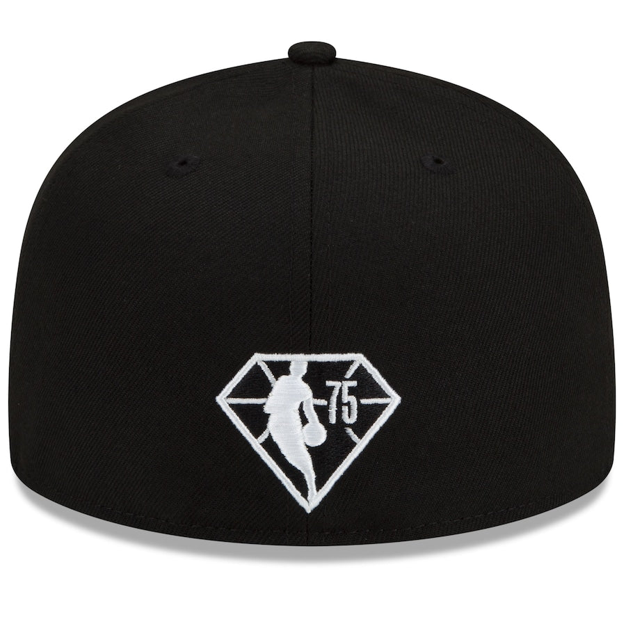 Men's Chicago Bulls 2021-2022 City Edition Alternate Black New Era 59FIFTY Fitted Hat