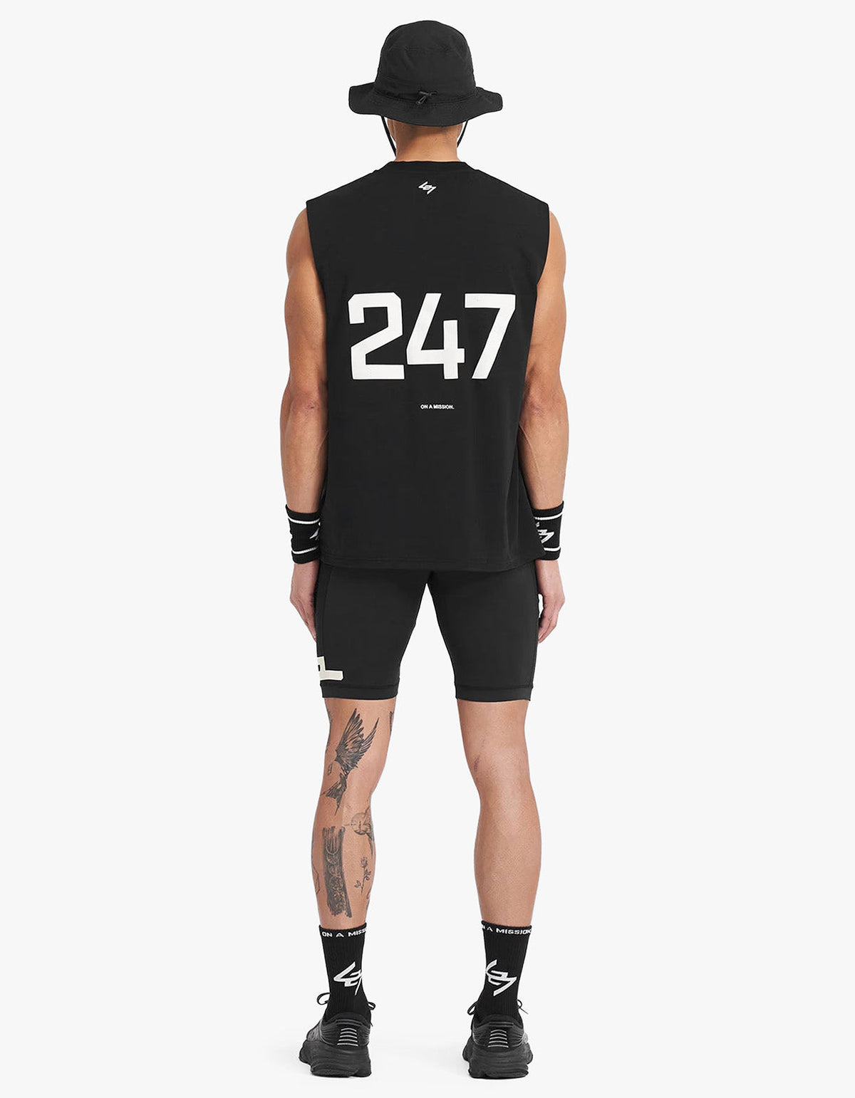 247 Oversized Tank - Jet Black