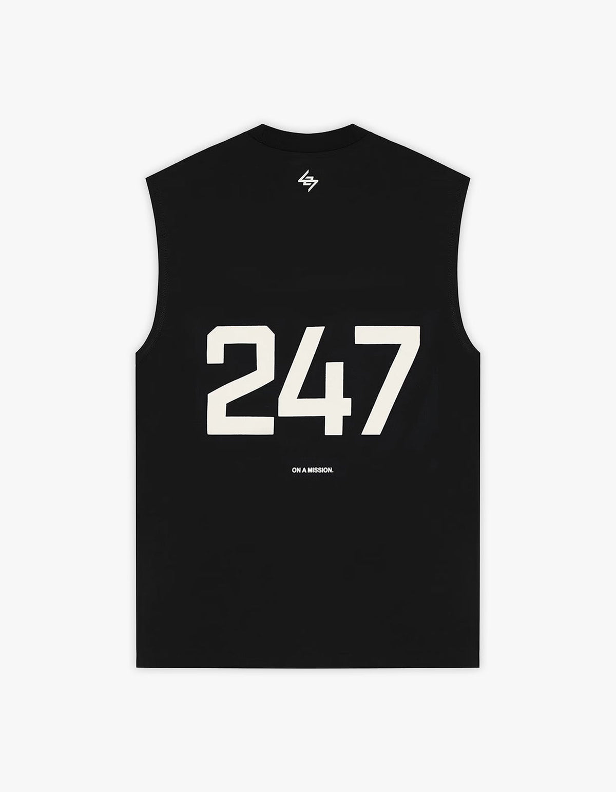 247 Oversized Tank - Jet Black