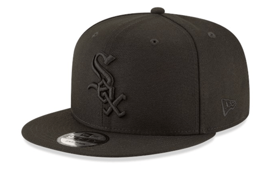 Chicago White Sox Black Tonal New Era 9FIFTY Snapback Hat