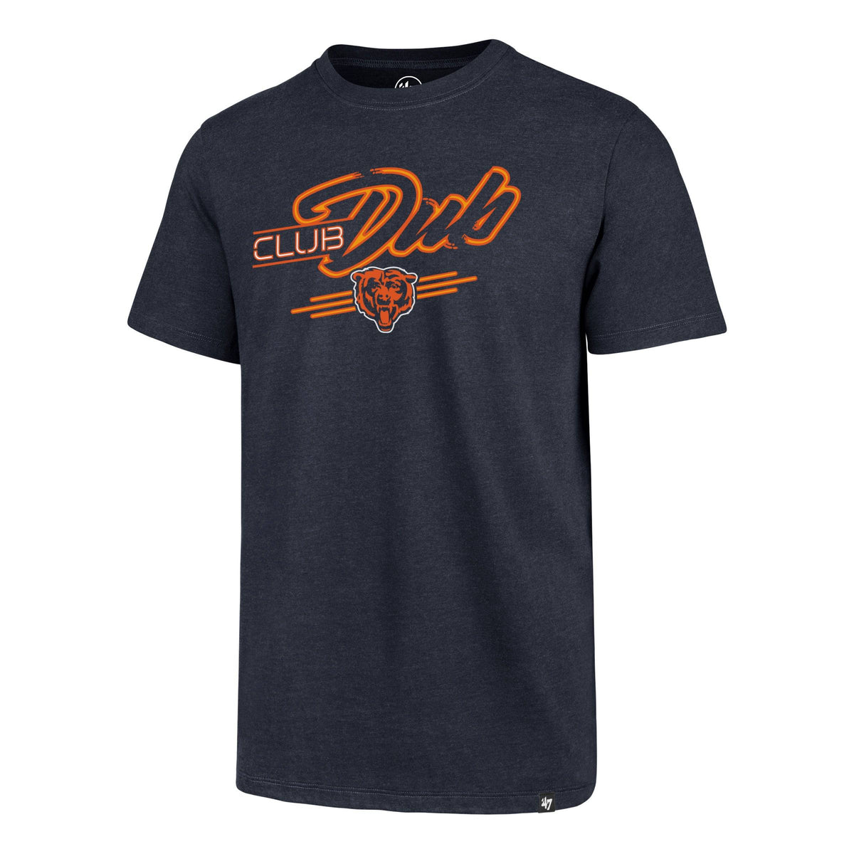 Men's Chicago Bears NFL "Club Dub" Navy Regional Club Tee By ’47 Brand