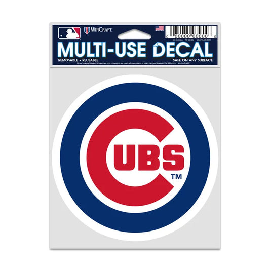 Chicago Cubs Primary Logo 3X4 Multi Use Decal