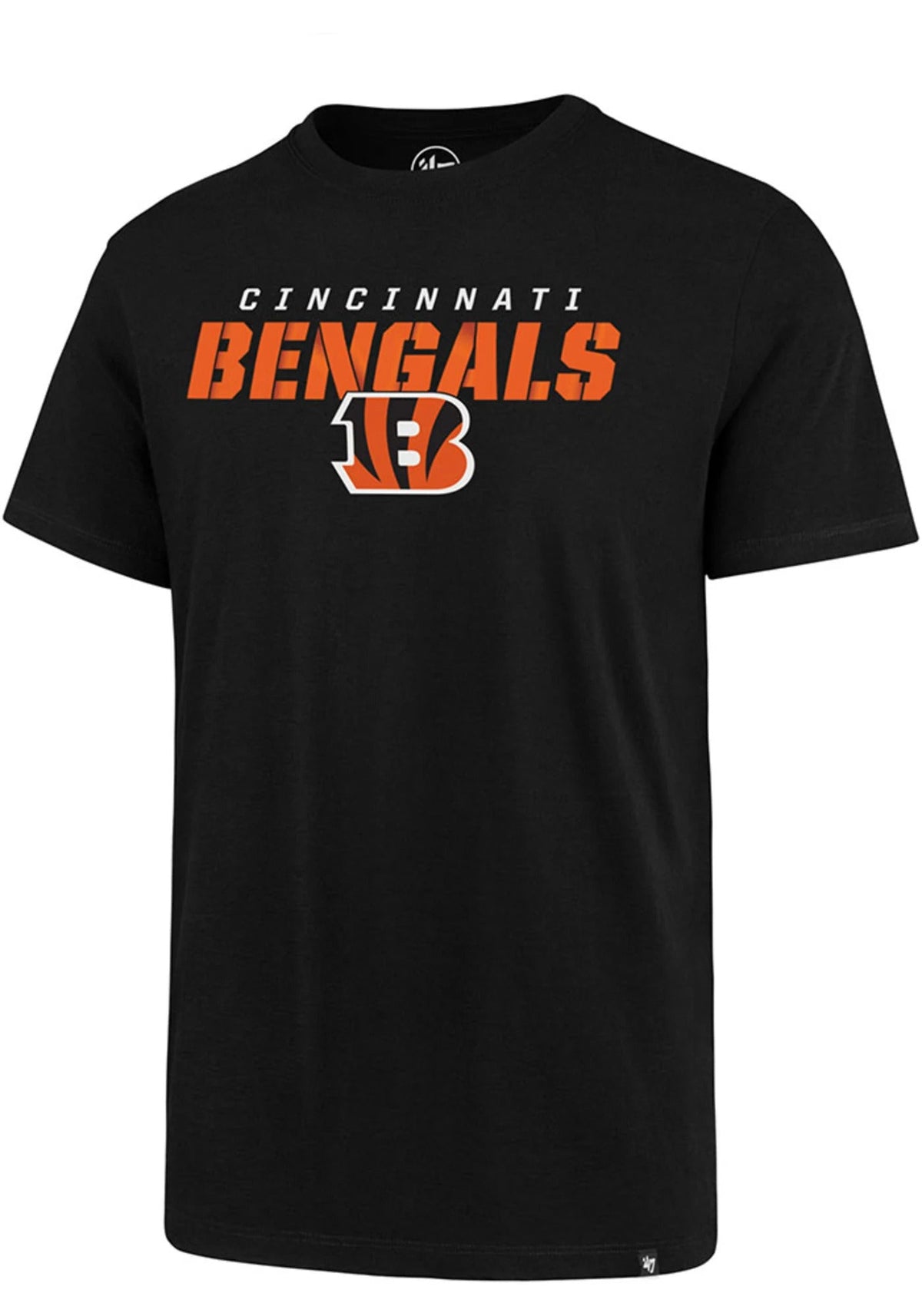 Men's Cincinnati Bengals Black Traction Tee By ’47 Brand