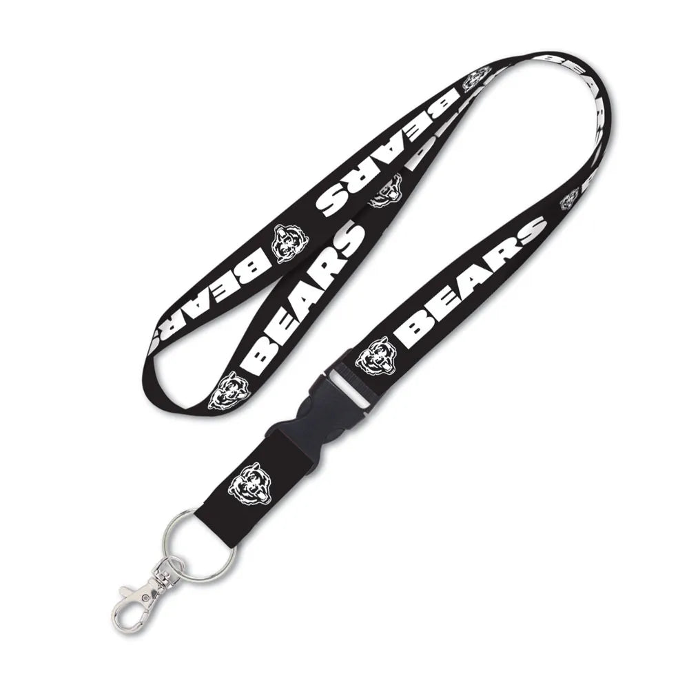 Chicago Bears Retro Black and White  1" Lanyard By Wincraft
