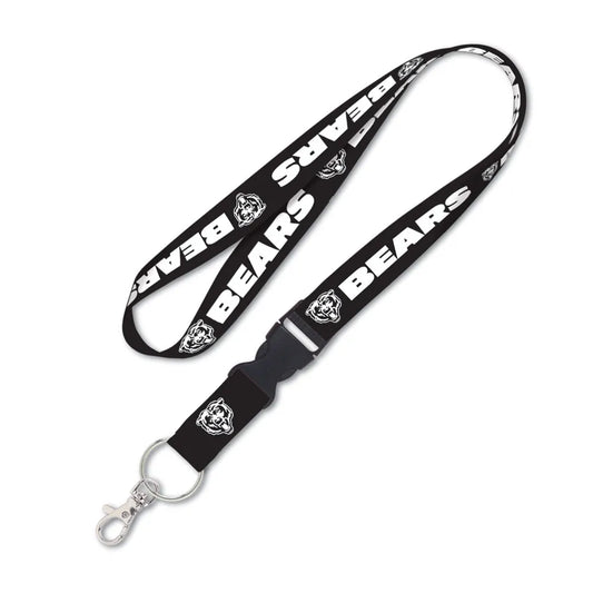 Chicago Bears Retro Black and White  1" Lanyard By Wincraft