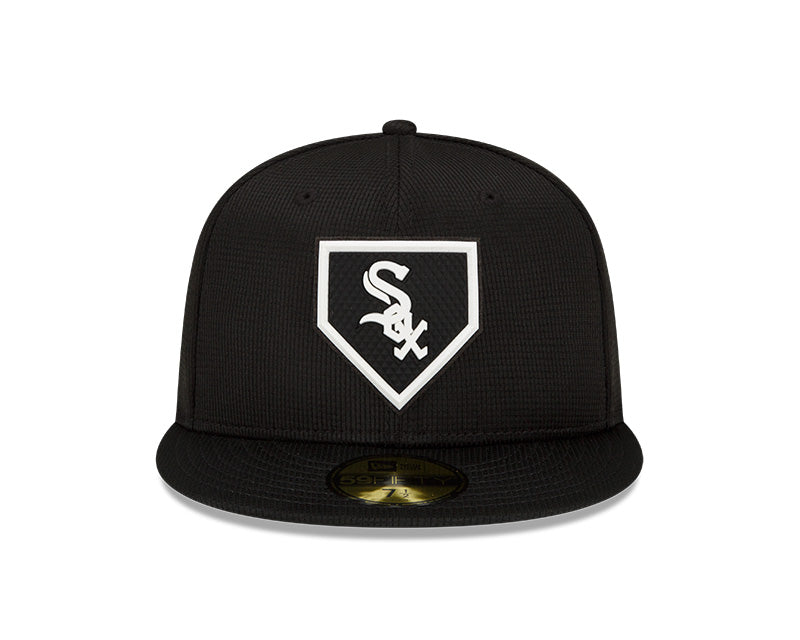 Men's Chicago White Sox Black Alternate 2022 New Era Clubhouse Collection 59FIFTY Fitted Hat