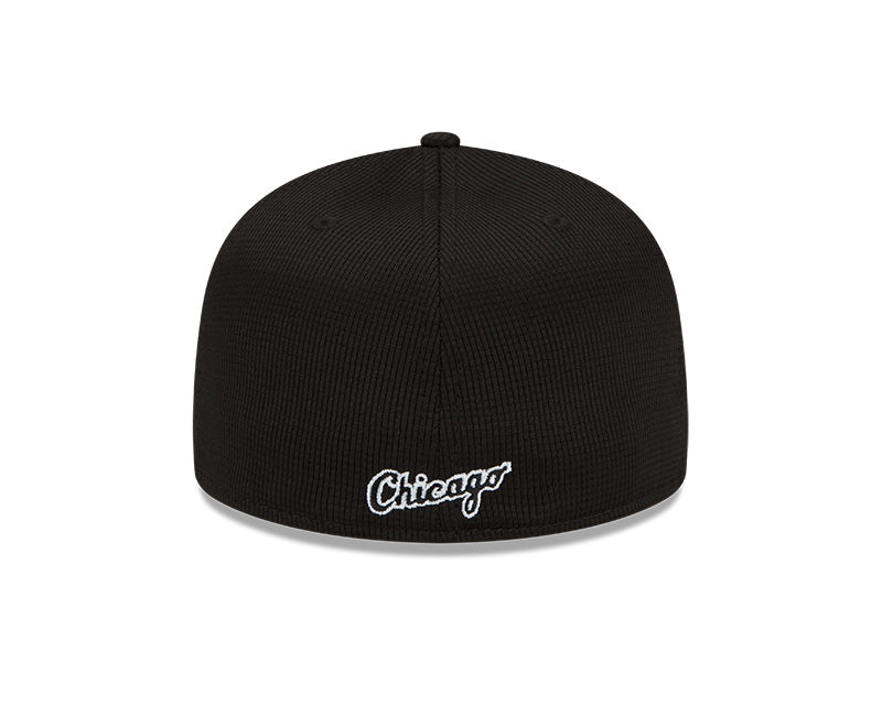 Men's Chicago White Sox Black Alternate 2022 New Era Clubhouse Collection 59FIFTY Fitted Hat