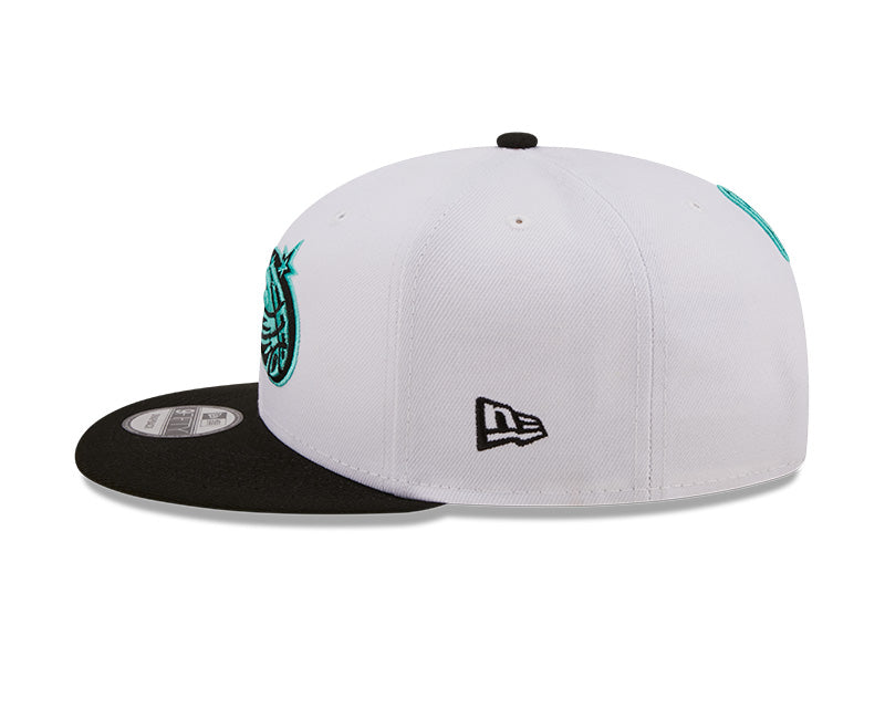 Men's Orlando Magic New Era 2 Tone White and Black Color Pack 9FIFTY Snapback Hat