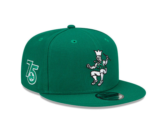 Boston Celtics New Era 2021/22 City Edition Alternate 9FIFTY Snapback Adjustable Hat - Kelly Green