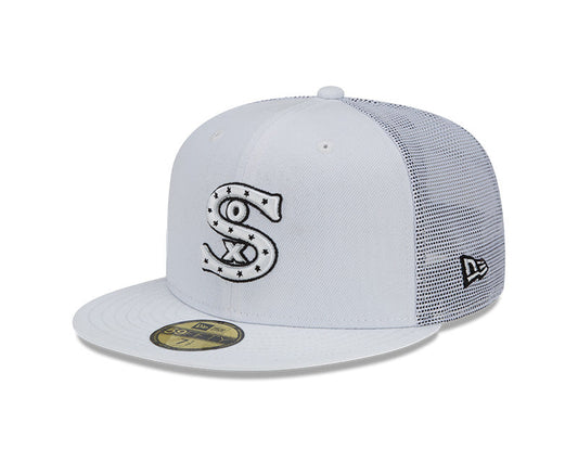 Chicago White Sox New Era White 2022 Batting Practice 59FIFTY Fitted Hat