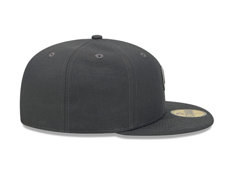 Chicago Cubs 2022 Father's Day New Era Graphite/ Blue Authentic Collection 59FIFTY Fitted Hat