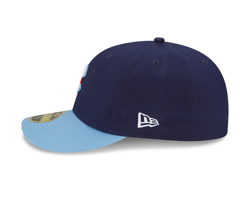 Men's Chicago Cubs New Era Navy/Light Blue City Connect Low Profile 59FIFTY Fitted Hat