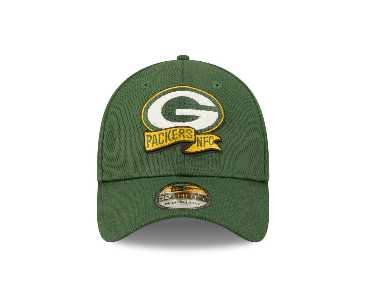 Men's Green Bay Packers New Era Green 2022 Sideline Coaches 39THIRTY Flex Hat