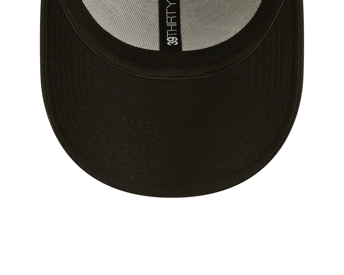 Men's Chicago Bears New Era Black "C Logo" 2022 Sideline 39THIRTY Flex Hat